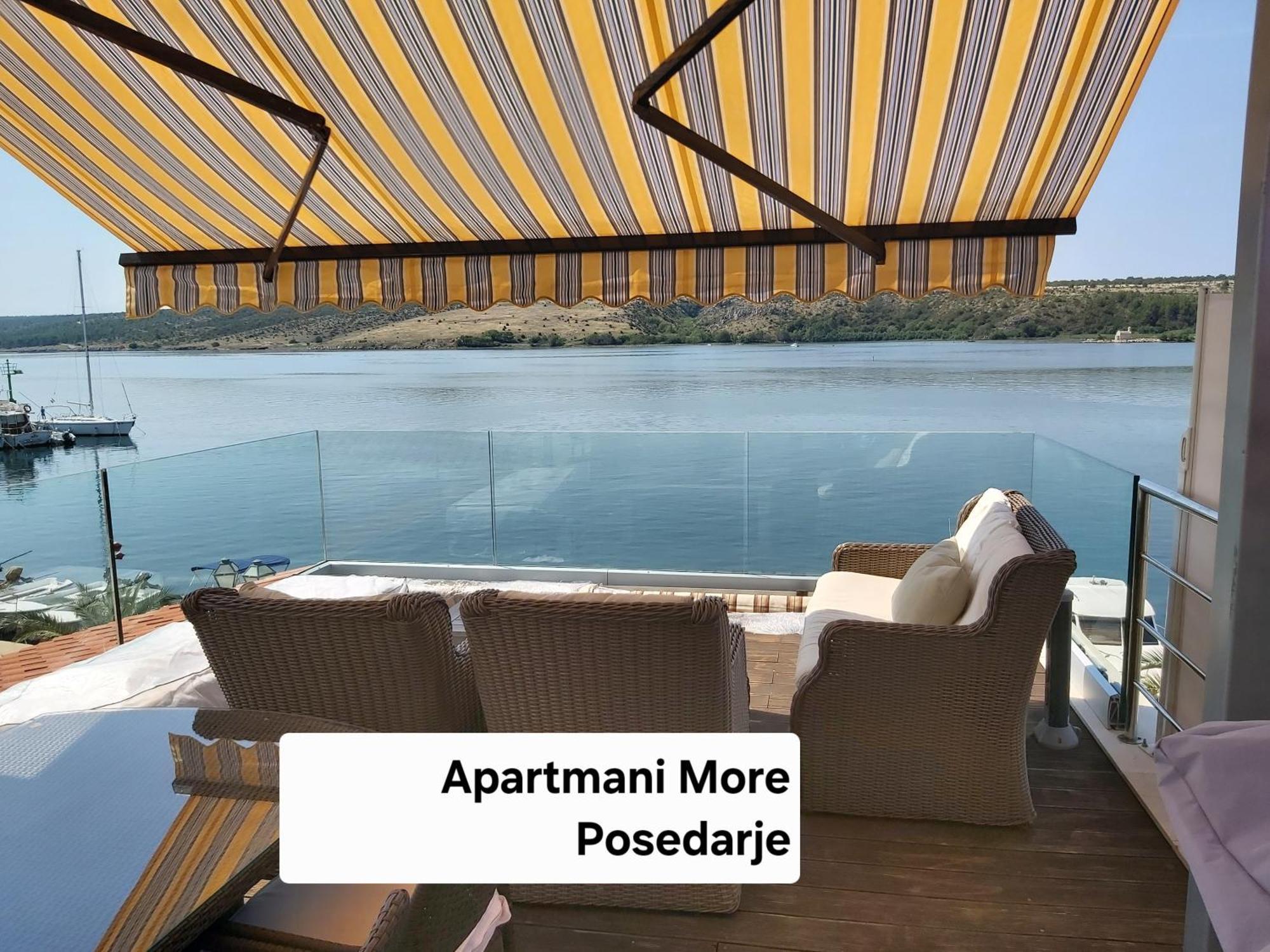 Luxury Apartment By The Sea With Private Whirlpool And Terrace 50M2 Posedarje Exterior photo